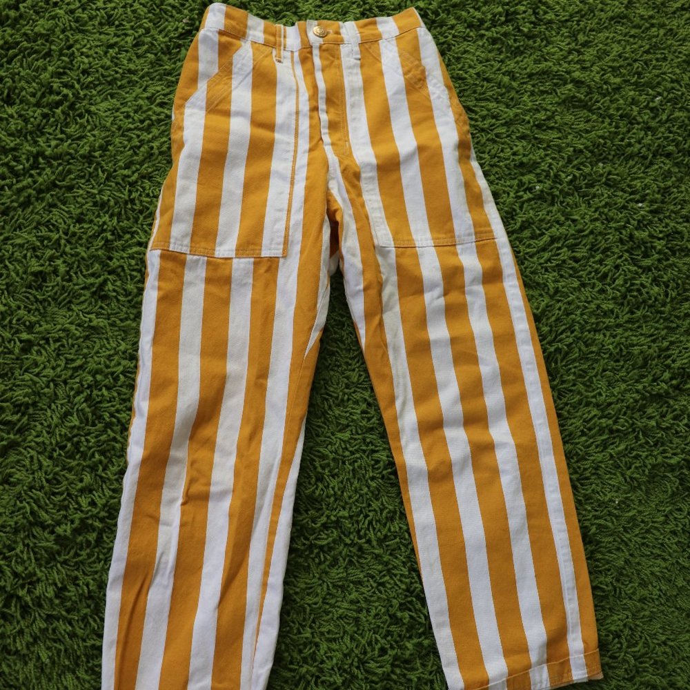 Big Bud Press Yellow Stripe Work Pants